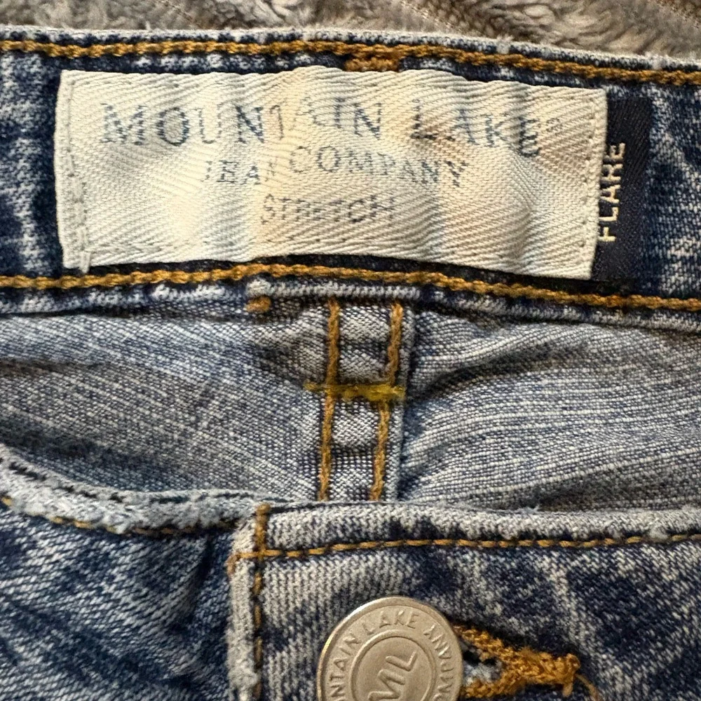 Vintage Mountain Lake Boot Cut Jeans . Sz 12 - Picture 6 of 16